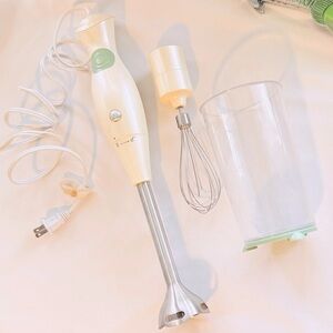 FOOD NETWORK Electric Immersion Blender & Whisk Set